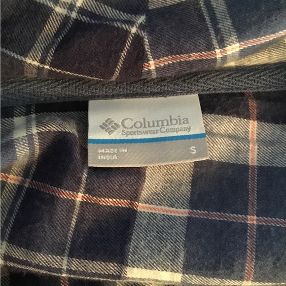 Columbia Aspen Lakes Open Front Plaid Flannel Wrap - Picture 3 of 6
